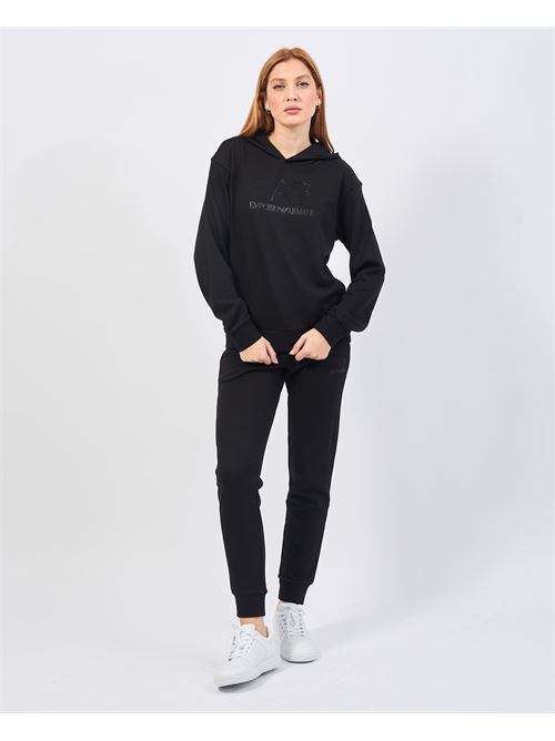 EA7 women's hoodie with logo EMPORIO ARMANI EA7 | 6DTM17-TJDOZ1200